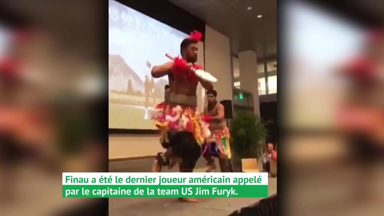 Ryder Cup - Finau fête sa sélection avec une danse polynésienne