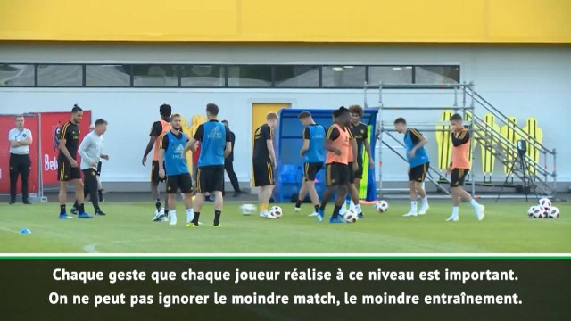 Belgique - Martinez : ''Chaque match est important''