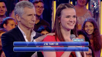 Massée par Nagui, Valentine fait des jaloux dans N'oubliez pas les paroles