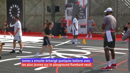 NBA - La folle journée de LeBron James à Paris !