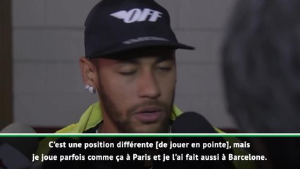 Brésil - Neymar : "Je peux jouer à n'importe quel poste"