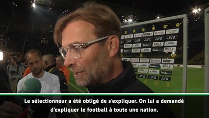 Allemagne - Klopp : ''Les critiques envers Löw ? C'était dingue !''