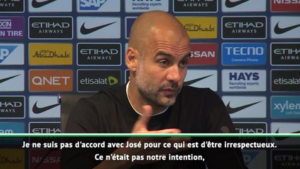Man City - "La classe ne s'achète pas" : Guardiola répond à Mourinho