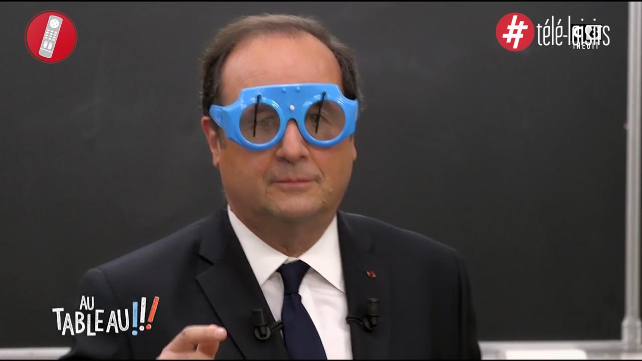 Francois Hollande embarrassé par le cadeau d'écoliers, Caroline Diament et  son incompréhension du foot... Le zapping malaise (VIDEO)