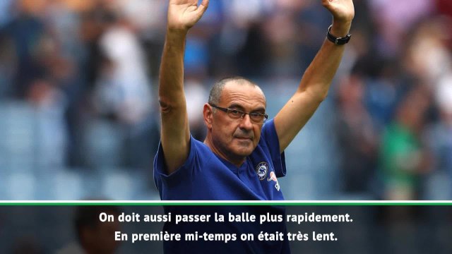 1e j. - Sarri : On doit s'améliorer dans différents secteurs