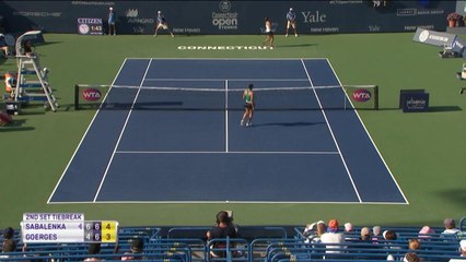 New Haven - Troisième finale de la saison pour Sabalenka