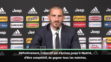 Juventus - Bonucci : "L'objectif est simple : tout gagner"