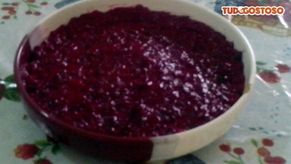 Purê de beterraba