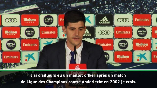 Real Madrid - Courtois : Depuis tout petit j'ai un maillot de Casillas