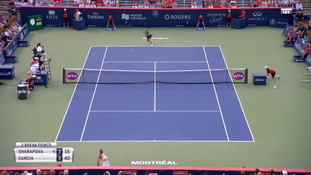 Montréal - Garcia sort Sharapova