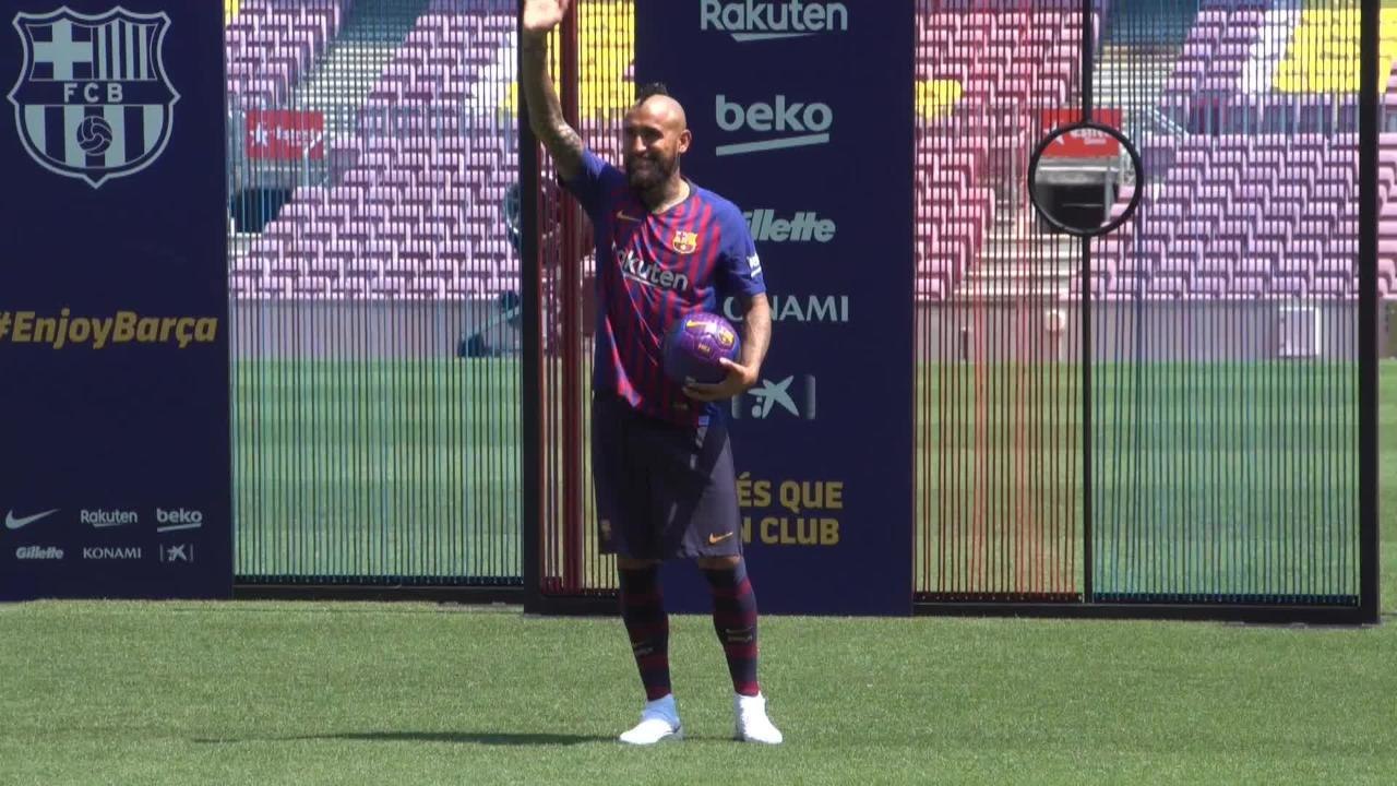 Transferts - Vidal présenté au Camp Nou