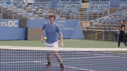 Citi Open - Murray testé au tennis-ballon par Rooney