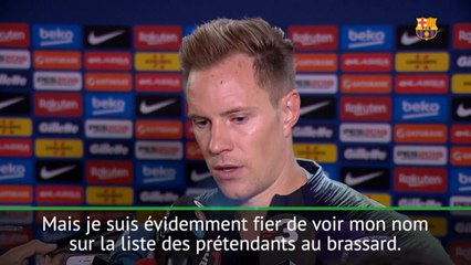 Barcelone - Ter Stegen "fier" d'être dans la liste des capitaines potentiels