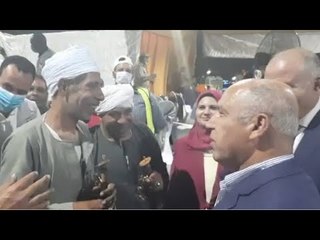 مزمار وخيل على محور الشهيد باسم فكري في قنا بحضور وزير النقل