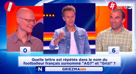 Cyril Féraud éberlué par l'imitation d'Antoine Griezmann proposée par un candidat de Slam