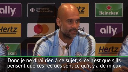 Man.City - Guardiola refuse de commenter les gros transferts de Liverpool
