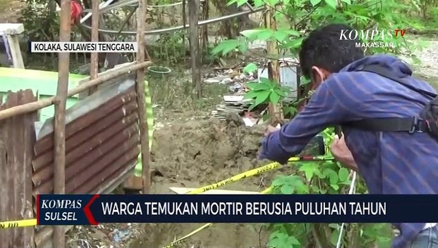 Warga Temukan Mortir Berusia Puluhan Tahun