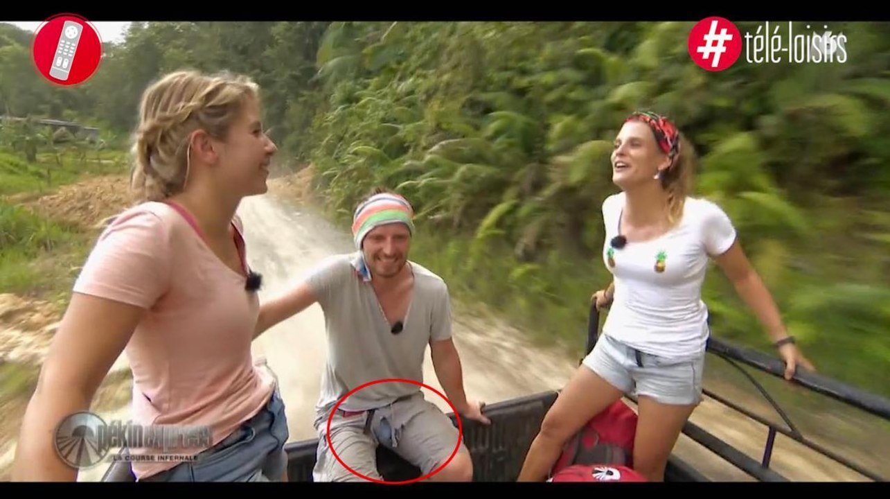 Oups ! Didier craque son pantalon (devant sa patronne !) en pleine course dans Pékin Express...