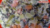 Salada de maionese (batata e cenoura)