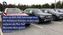 Brandgefahr: Mercedes-Benz ruft Hunderttausende Autos zurück