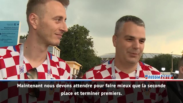 Le coin des supporters - Immense fierté des fans croates malgré la défaite