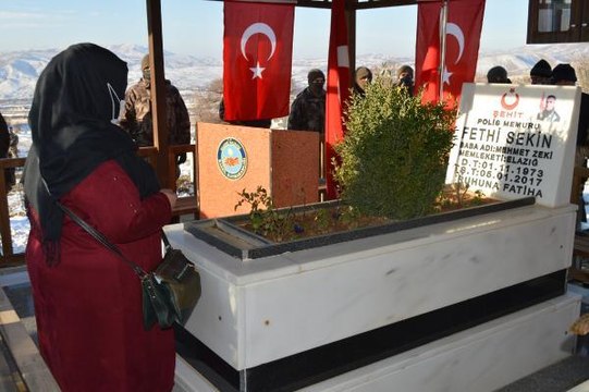 Son dakika haberi! ŞEHİT POLİS MEMURU FETHİ SEKİN, MEZARI BAŞINDA ANILDI