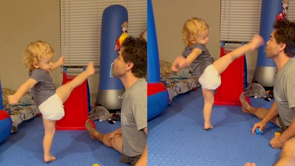 '2-year-old 'Superbaby' gets the world talking with his stellar taekwondo kicks '