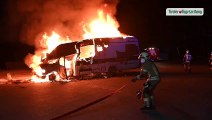 Wohnmobil ging am Zirlerberg in Flammen auf: Lenker verletzt