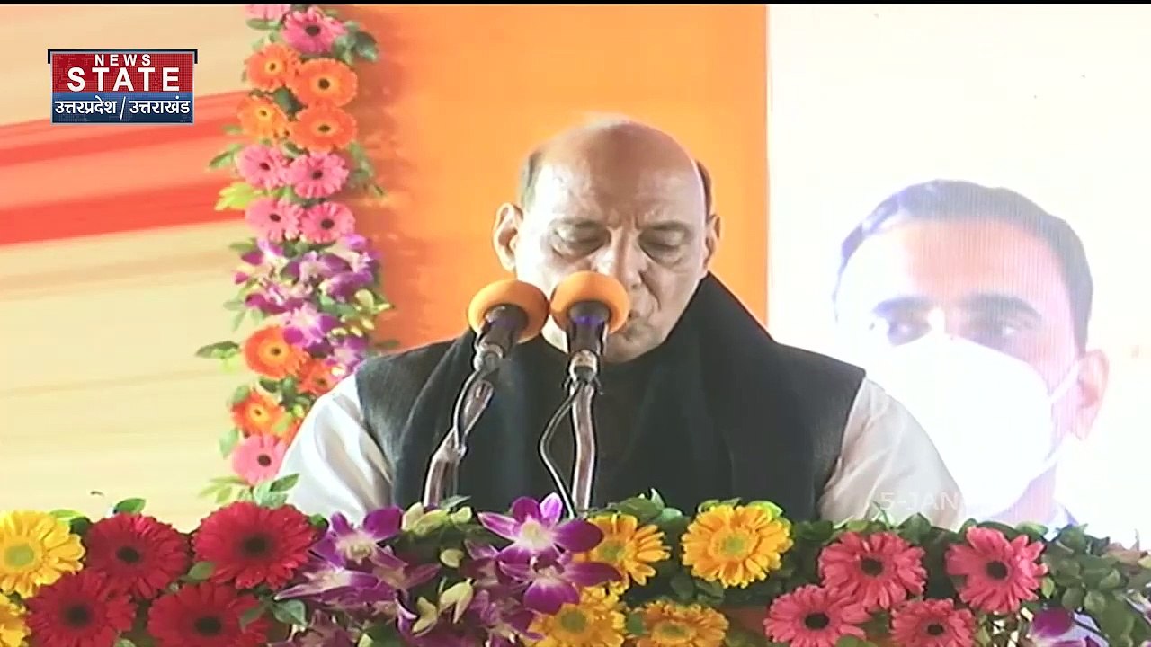 Uttar Pradesh : Lucknow से रक्षामंत्री राजनाथ सिंह का संबोधन