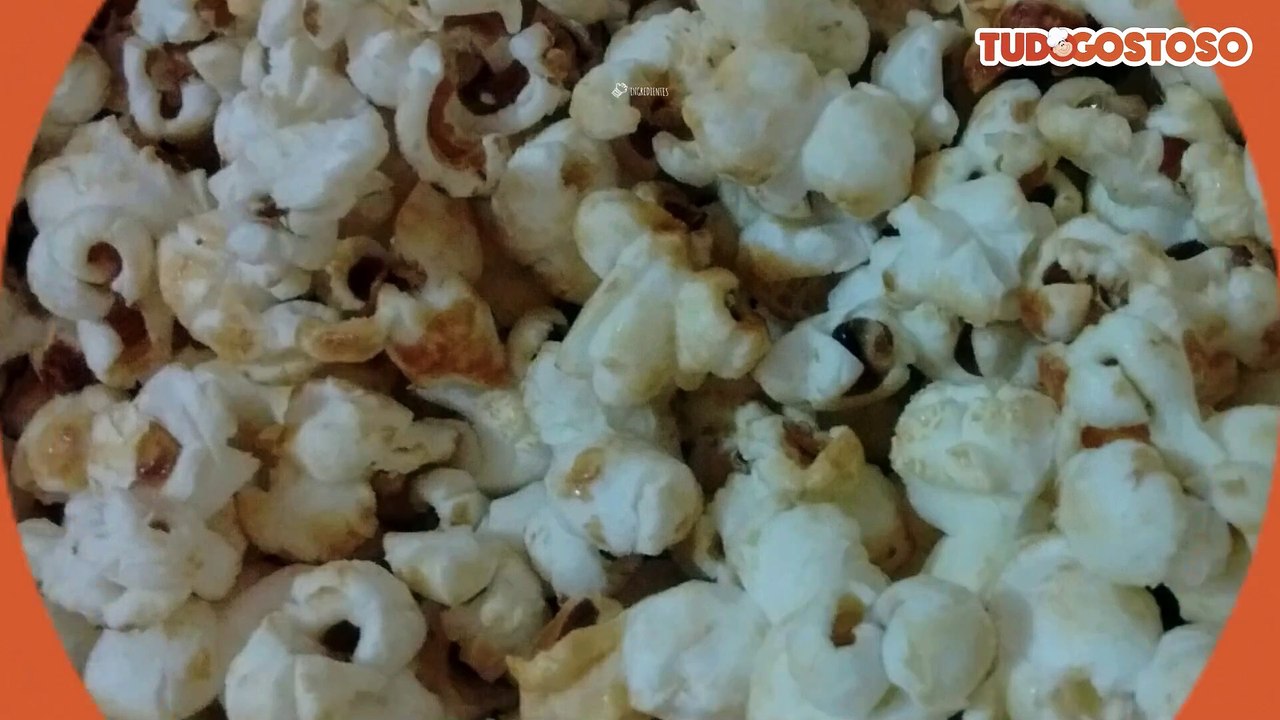 Pipoca doce não grudenta