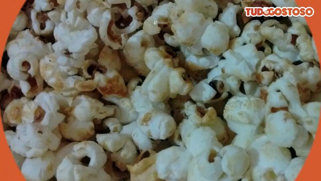Pipoca doce não grudenta