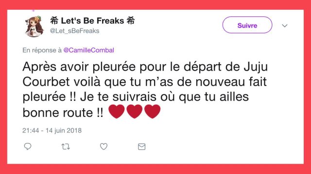 Camille Combal fait ses adieux à TPMP, les internautes émus