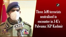 Three JeM terrorists neutralised in encounter in J&K’s Pulwama: IGP Kashmir