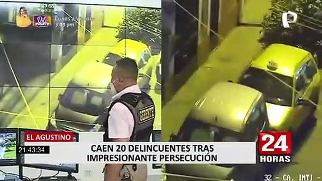 Cámaras de seguridad registran los primeros robos del año en El Agustino