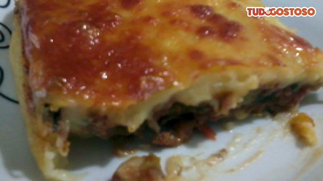 Torta de batata e carne moída