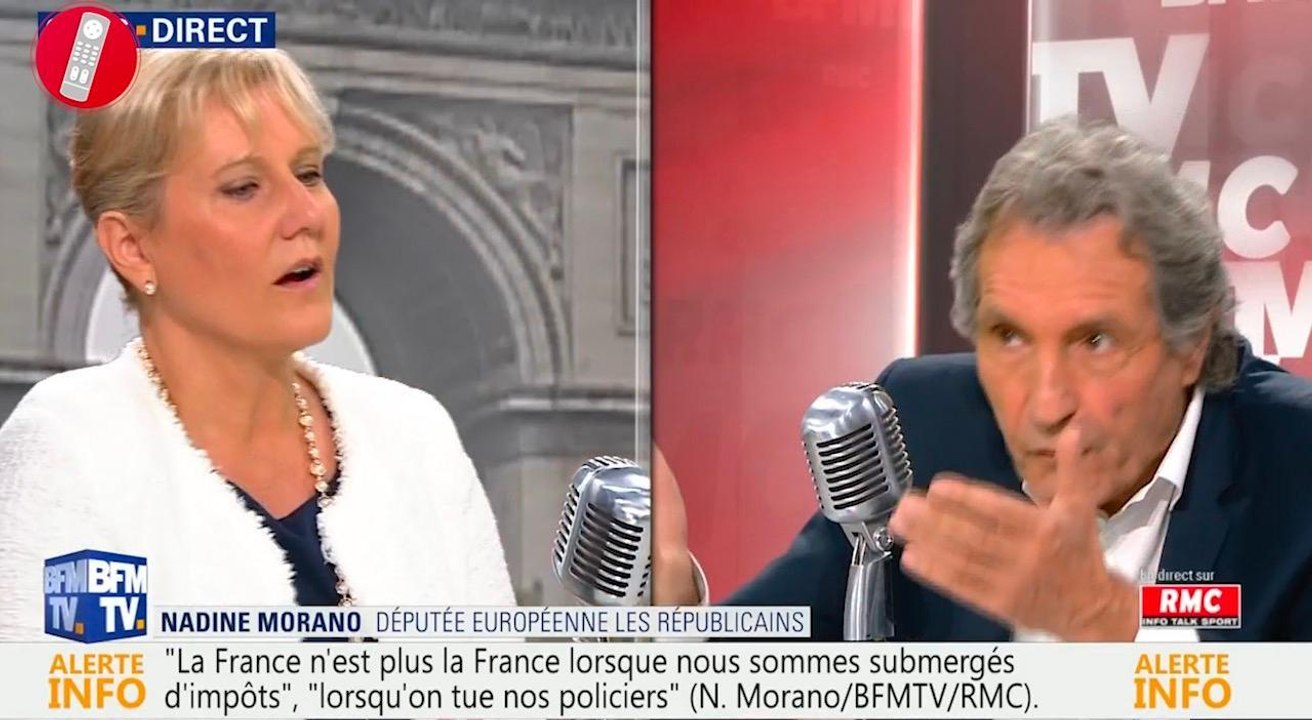 Agacé, Jean-Jacques Bourdin s'emporte face à Nadine Morano