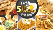 5 Easy Egg Recipes in Marathi | Breakfast Recipes For Kids | सोप्या आणि स्वादिष्ट EGG रेसिपीज