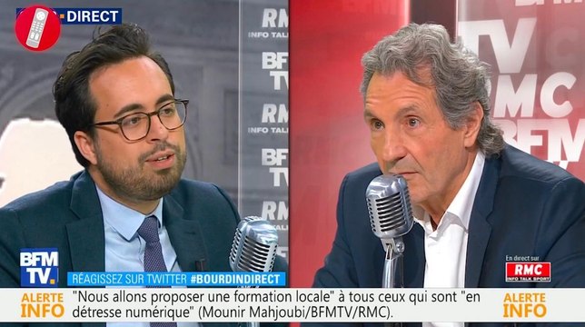 Le secrétaire d'Etat Mounir Mahjoubi revient sur son coming-out au micro de Jean-Jacques Bourdin