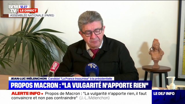 Jean-Luc Mélenchon: Le Premier ministre doit venir devant l'Assemblée nationale et nous expliquer la stratégie de l'emmerdement
