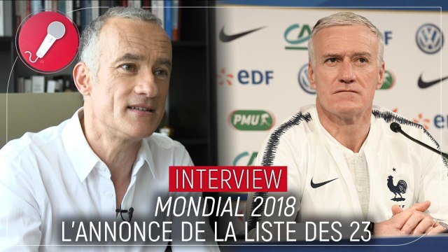 Interview : Gilles Bouleau reçoit Didier Deschamps pour l'annonce de sa liste des 23 joueurs de l'équipe de France