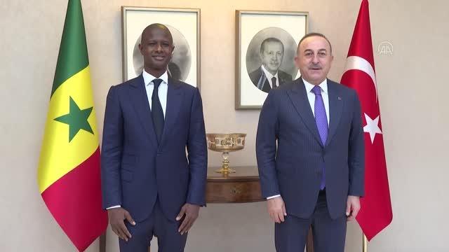 Dışişleri Bakanı Çavuşoğlu, Senegal İçişleri Bakanı Diome ile görüştü
