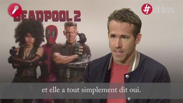 Ryan Reynolds (Deadpool 2) : Avec Céline Dion, c'était assez dingue ! (INTERVIEW)