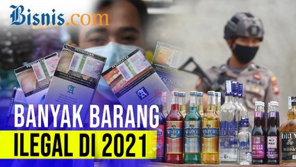 Deretan Barang Ilegal Yang Paling Banyak Disita 2021