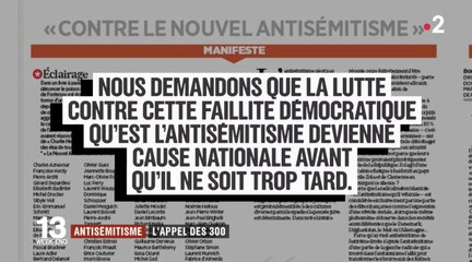 300 personnalités dénoncent "le nouvel antisémitisme" dans une tribune du Parisien