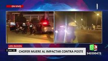 Conductor muere tras impactar su vehículo contra un poste en la avenida Canta Callao