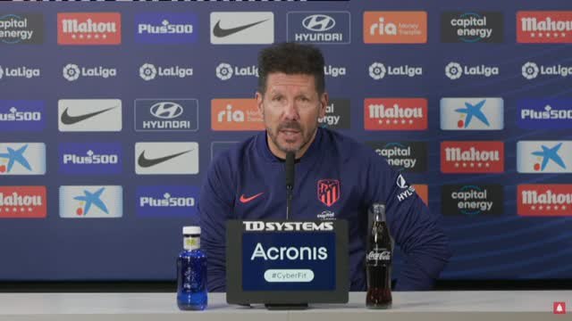 Simeone: Nos importa el día a día, ya ni el partido a partido