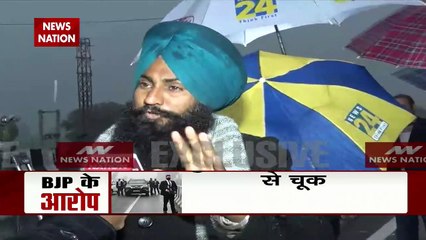 How did the information about PM's convoy reach the protesters?