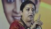 Congress today tried to harm India's PM: Smriti Irani on security lapse in Punjab
