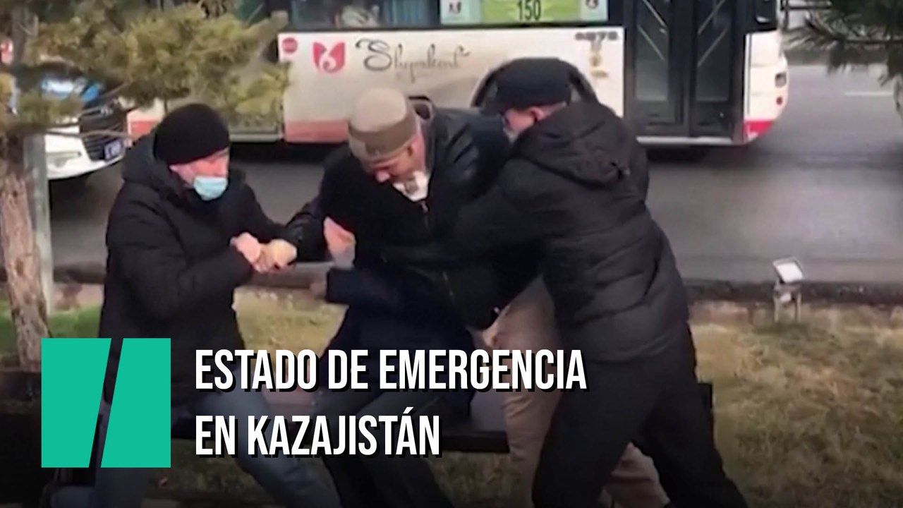 Estado de emergencia en Kazajistán para contener las protestas contra la subida del gas