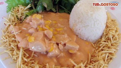 Estrogonofe de frango sem creme de leite